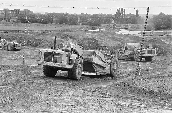 M4 Motorway Construction, June 1970. Reading