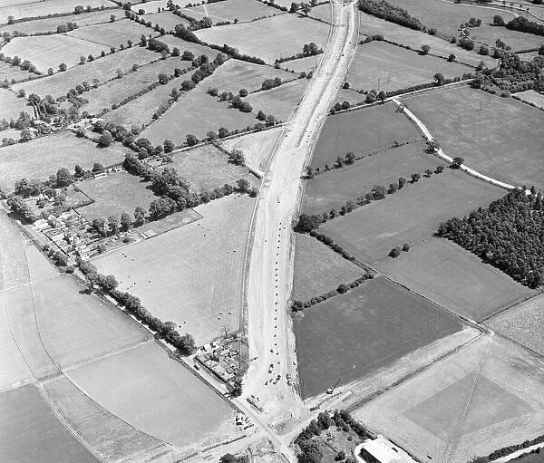 M4 Motorway Construction, June 1970. Reading