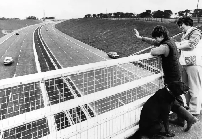 Framed Print : M58, new 6. 5 mile stretch from Aintree to Skelmersdale helps link North Merseyside to