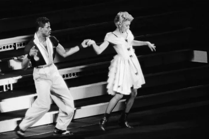 Framed Print : Madonna in concert. Whos That Girl World Tour, Wembley Stadium. 18th August 1987