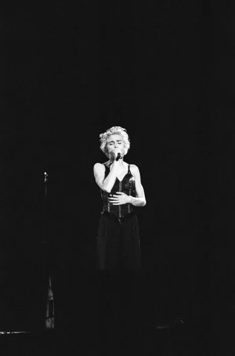 Framed Print : Madonna in concert. Whos That Girl World Tour, Wembley Stadium. 18th August 1987