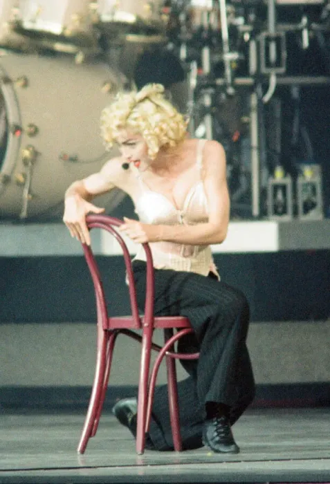 Framed Print : Madonna performing at Eriksberg during her Blond Ambition World Tour. 30th June 1990 Framed Print : Madonna performing at Eriksberg during her Blond Ambition World Tour. 30th June 1990