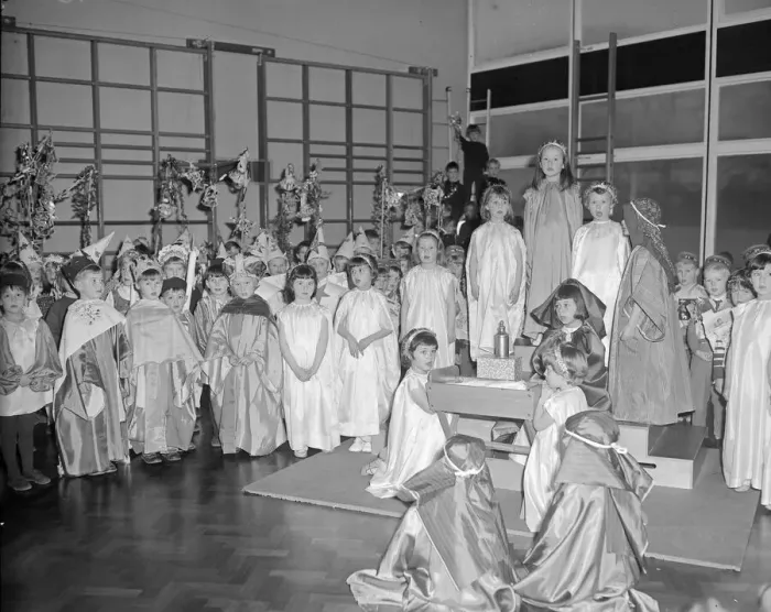 Framed Print : The magic of Christmas through the eyes of a child was delightfully portrayed yesterday