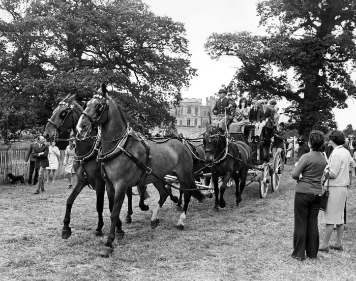 Framed Print : The magnificent Coach and Four'which gave rides to visitors to the Game Fair Framed Print : The magnificent Coach and Four'which gave rides to visitors to the Game Fair