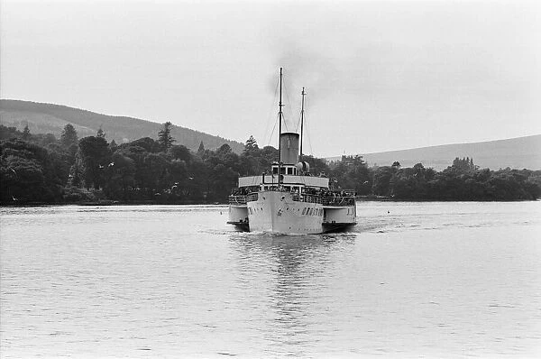The Maid of the Loch seen here approaching the Balloch Pier
