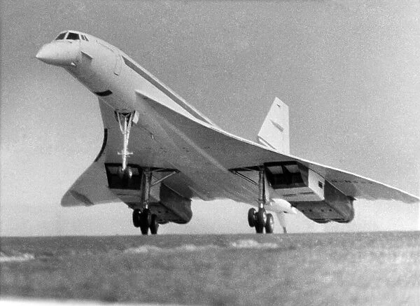 Maiden Flight of Concorde 002, the British built prototype of the Angle-French supersonic
