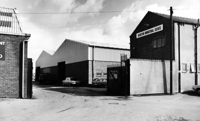 Framed Print : Main Entrance to Garston Industrial estate which lies within a secured and patrolled area Framed Print : Main Entrance to Garston Industrial estate which lies within a secured and patrolled area