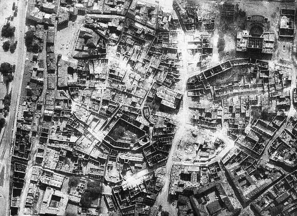 Mainz after the R. A. F. heavy bombing raids of August 11th
