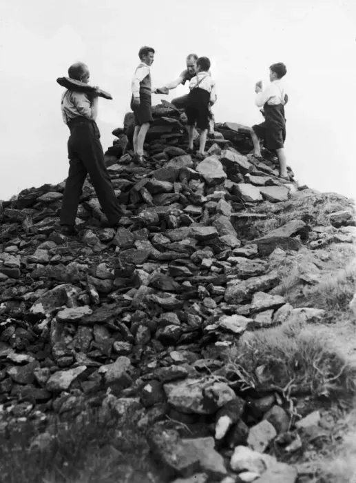 Framed Print : Making a mountain out of a molehill. Knockfierna in Limerick is only 950ft high but for
