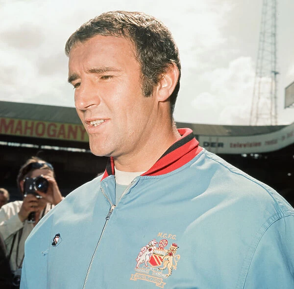 Malcolm Allison Manchester City assistant manager seen here during the build up to the FA
