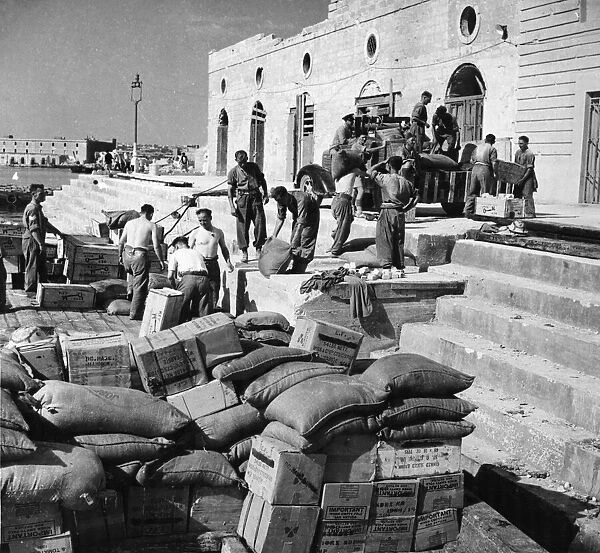 MALTA GETS ITS SUPPLIES. Despite strenuous efforts of the enemy to prevent