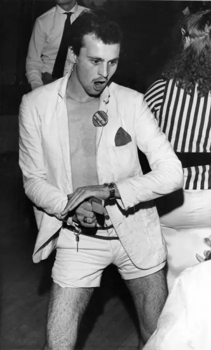 Framed Print : A man enjoying a night out dancing Framed Print : A man enjoying a night out dancing