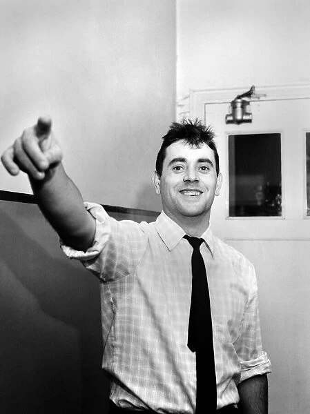 A man pointing. November 1969 Z11309-001