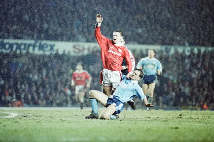 Framed Print : Man United 2-1 Middlesbrough, League Cup match at Old Trafford, Wednesday 11th March 1992 Framed Print : Man United 2-1 Middlesbrough, League Cup match at Old Trafford, Wednesday 11th March 1992