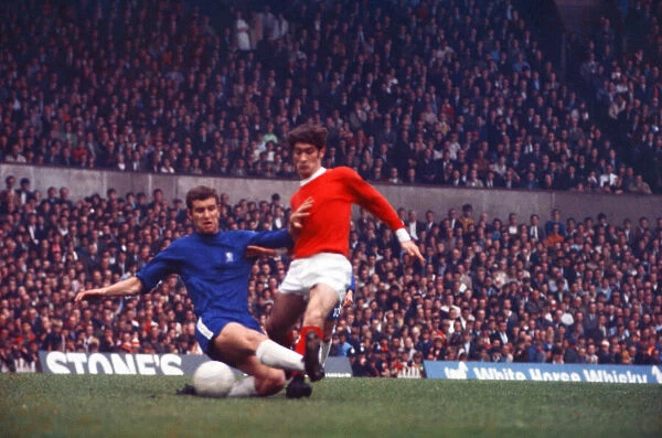 Man Utd 0-2 Chelsea, League Division One match action, Old Trafford