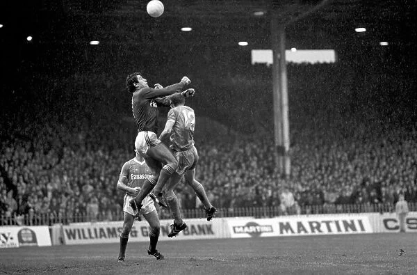 Manchester City 0 v. Notts Forest 0. Division 1 Football October 1981 MF04-07-062