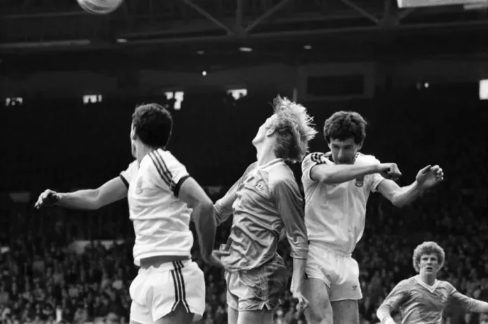 Framed Print : Manchester City 0 v. West Ham United 1. April 1982 MF06-23-090 Local Caption Framed Print : Manchester City 0 v. West Ham United 1. April 1982 MF06-23-090 Local Caption