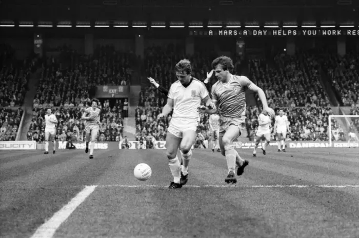Framed Print : Manchester City 0 v. West Ham United 1. April 1982 MF06-23-053 Local Caption Framed Print : Manchester City 0 v. West Ham United 1. April 1982 MF06-23-053 Local Caption