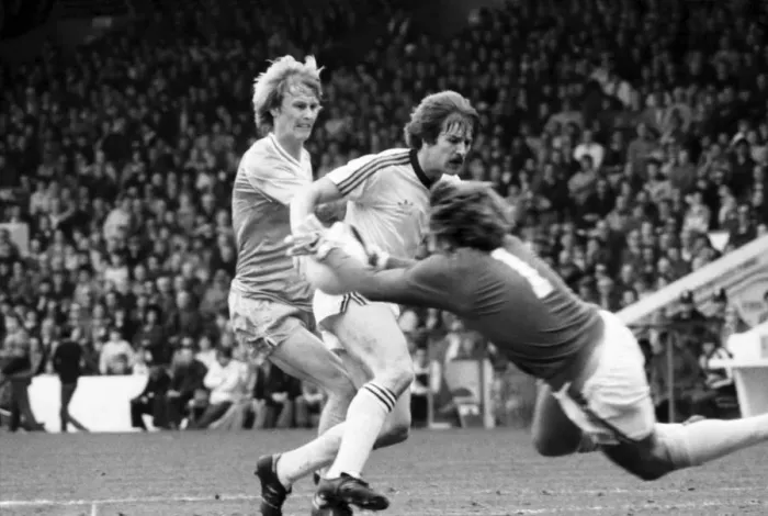 Framed Print : Manchester City 0 v. West Ham United 1. April 1982 MF06-23-087 Local Caption Framed Print : Manchester City 0 v. West Ham United 1. April 1982 MF06-23-087 Local Caption
