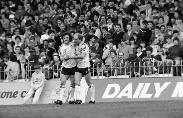 Framed Print : Manchester City 1-1 Ipswich Town, league match at Maine Road, Saturday 24th April 1982 Framed Print : Manchester City 1-1 Ipswich Town, league match at Maine Road, Saturday 24th April 1982