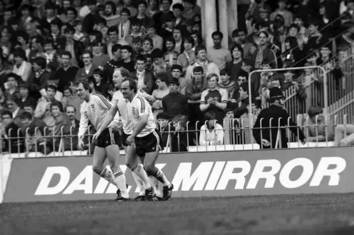Framed Print : Manchester City 1 v. Ipswich 1. April 1982 MF06-37-045