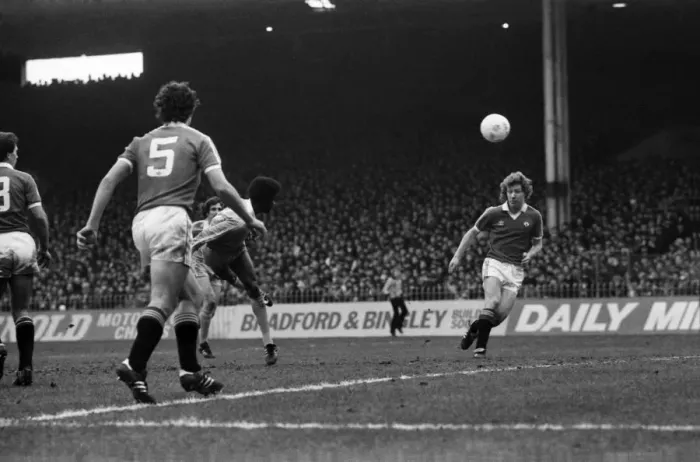 Framed Print : Manchester City 1 v. Manchester City 0. Division One Football. February 1981 MF01-34-015 Framed Print : Manchester City 1 v. Manchester City 0. Division One Football. February 1981 MF01-34-015