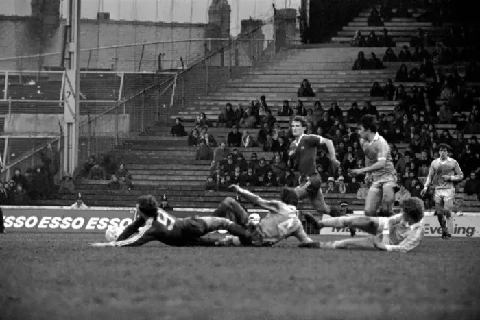 Framed Print : Manchester City 3 v. Middlesbrough 2. Division One Football. January 1981 MF01-13-089 Framed Print : Manchester City 3 v. Middlesbrough 2. Division One Football. January 1981 MF01-13-089