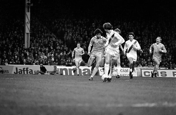 Manchester City 4 v. Crystal Palace 0. F. A Cup Football. January 1981 MF01-03-075