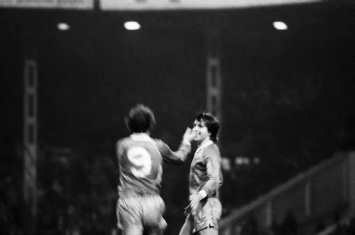 Framed Print : Manchester City 4 v. Swansea 0. November 1981 MF04-01-042 Framed Print : Manchester City 4 v. Swansea 0. November 1981 MF04-01-042