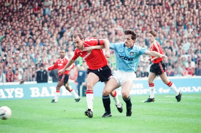 Framed Print : Manchester City 5-1 Manchester United, League match at Maine Road Framed Print : Manchester City 5-1 Manchester United, League match at Maine Road