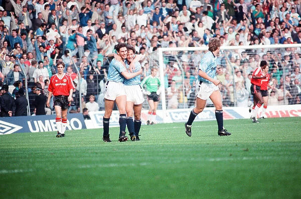 Manchester City 5-1 Manchester United, League match at Maine Road