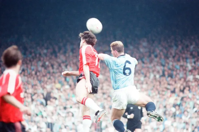Framed Print : Manchester City 5-1 Manchester United, League match at Maine Road Framed Print : Manchester City 5-1 Manchester United, League match at Maine Road