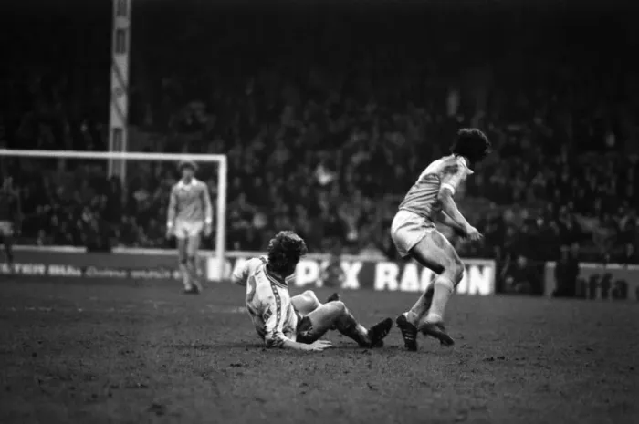 Framed Print : Manchester City 6 v. Norwich City 0. F. A Cup. January 1981 MF01-15-095