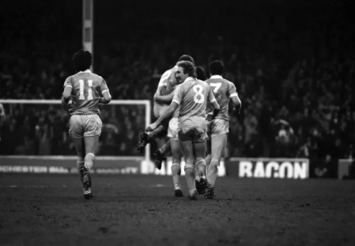 Framed Print : Manchester City 6 v. Norwich City 0. F. A Cup. January 1981 MF01-15-085