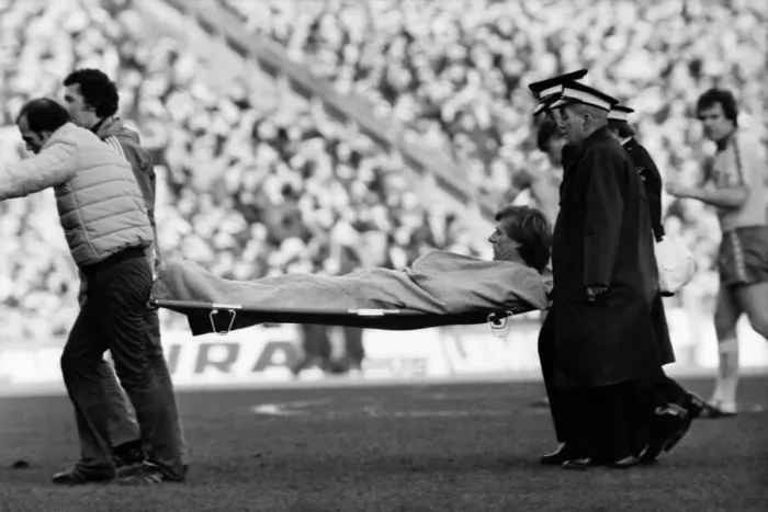Framed Print : Manchester City 6 v. Norwich City 0. F. A Cup. January 1981 Framed Print : Manchester City 6 v. Norwich City 0. F. A Cup. January 1981