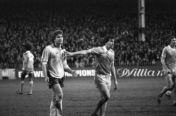 Manchester City 6 v. Norwich City 0. F. A Cup. January 1981 MF01-15-105