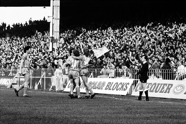 Manchester City v. Newcastle. February 1984 MF14-11 The final score was a two one victory