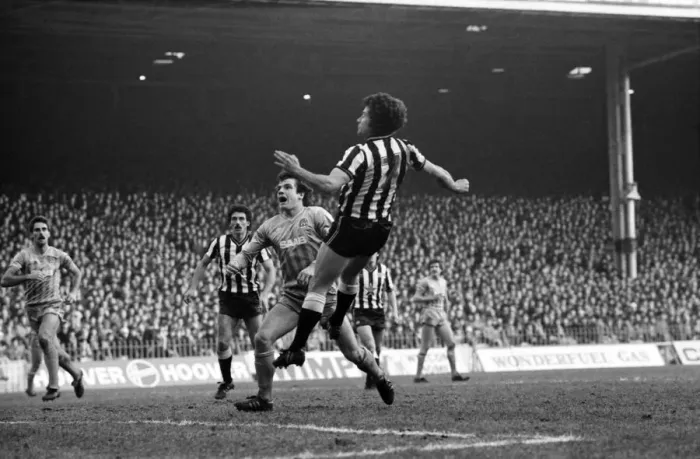 Framed Print : Manchester City v. Newcastle. February 1984 MF14-11-029 The final score was a two one Framed Print : Manchester City v. Newcastle. February 1984 MF14-11-029 The final score was a two one