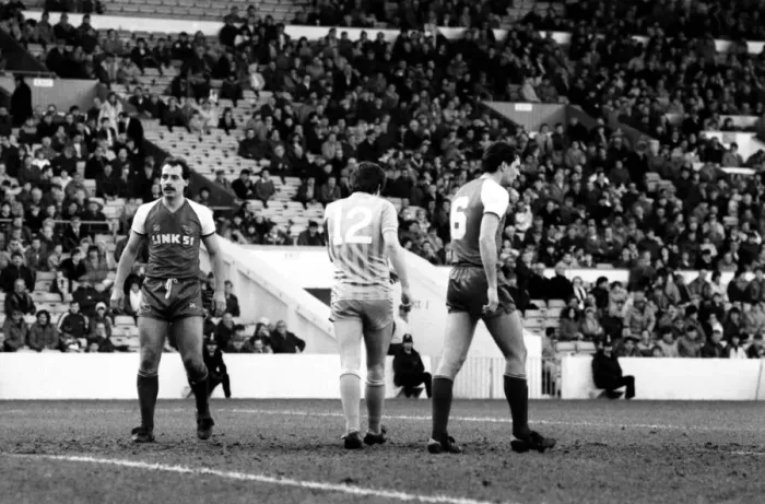 Framed Print : Manchester City v. Shrewsbury. March 1984 MF14-18-053 The final score was a one nil Framed Print : Manchester City v. Shrewsbury. March 1984 MF14-18-053 The final score was a one nil