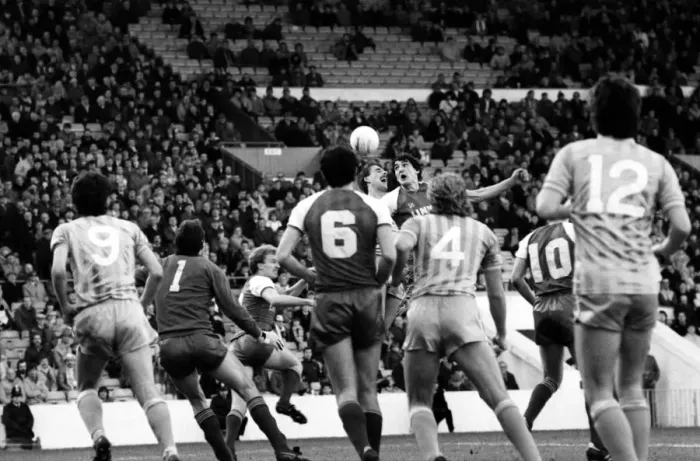 Framed Print : Manchester City v. Shrewsbury. March 1984 MF14-18 The final score was a one nil victory Framed Print : Manchester City v. Shrewsbury. March 1984 MF14-18 The final score was a one nil victory
