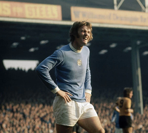 Manchester City v Wolverhampton Wanderers league match at Maine Road, 7th October 1972