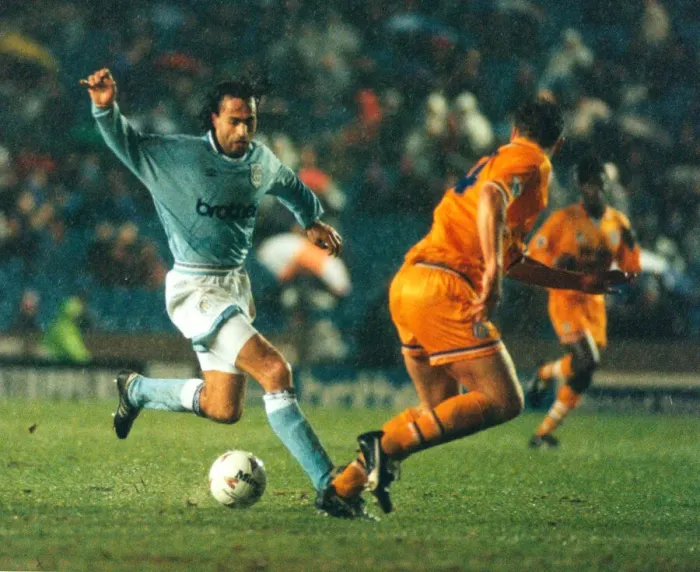 Framed Print : Manchester City verses Leicester City, at Maine Road, Manchester, United Kingdom Framed Print : Manchester City verses Leicester City, at Maine Road, Manchester, United Kingdom