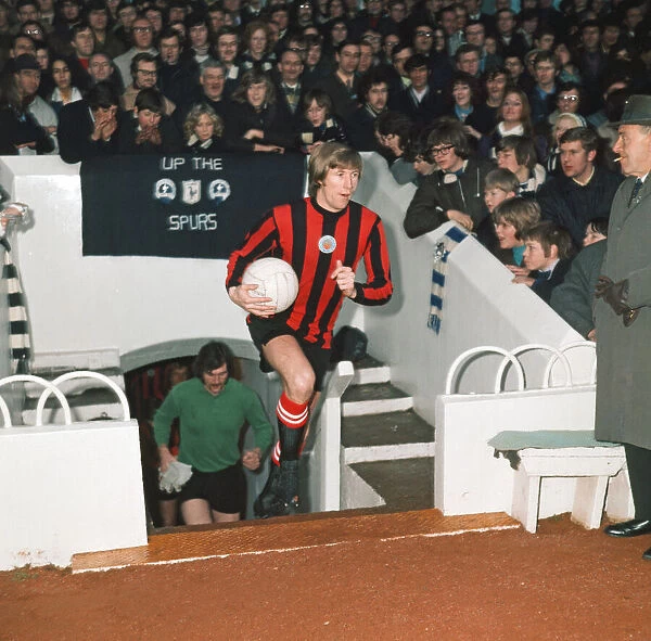 Manchester Citys Colin Bell seen here running out at the start of the match against