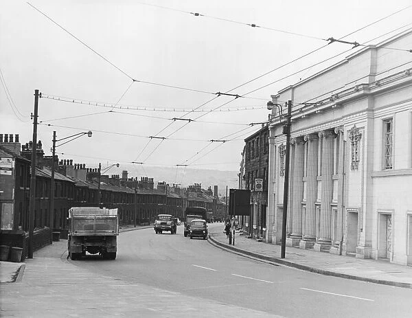 Manchester Road seen from Buxton Road, Huddersfield Circa June 1965