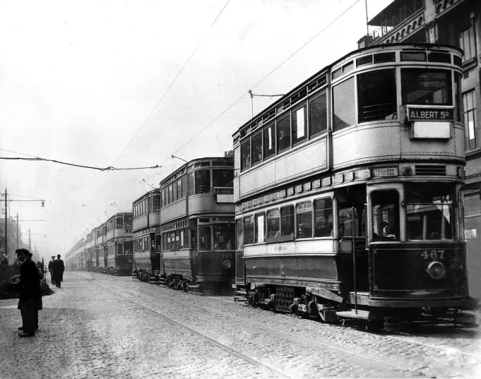 Framed Print : Manchester Tram, June 1938