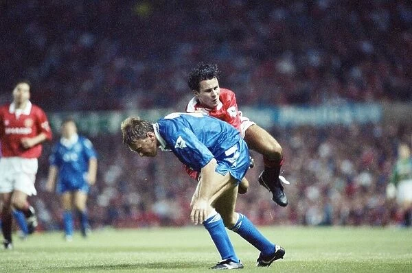 Manchester United 0 - 3 Everton, Premier League match at Old Trafford. Ryan Giggs