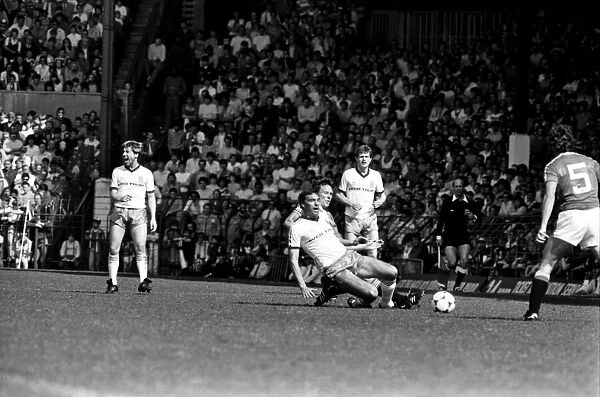 Manchester United 0 v. West Ham 0. April 1984 MF15-08-053