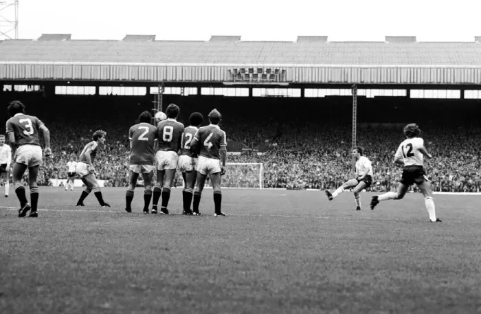Framed Print : Manchester United 1 v. Swansea 0. Division 1 Football. September 1981 MF03-20-053 Framed Print : Manchester United 1 v. Swansea 0. Division 1 Football. September 1981 MF03-20-053