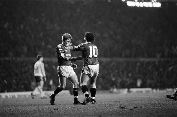 Manchester United 2-0 Arsenal, Old Division One, Old Trafford, January 24th 1987