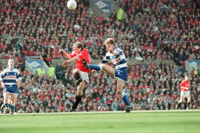 Framed Print : Manchester United 2-0 QPR, FA Cup Quarter Final match action, Old Trafford Framed Print : Manchester United 2-0 QPR, FA Cup Quarter Final match action, Old Trafford